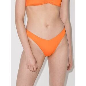 Frankies Bikinis NWOT Women's Haven High-Cut Bikini Bottoms Orange Size S